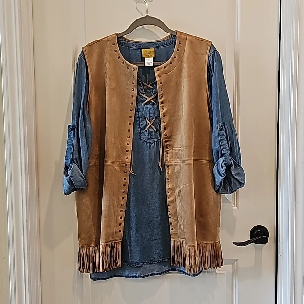 Ruby Rd. microfiber sueded vest - Picture 8 of 8